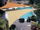 Filet UV matériel de Begie de HDPE de voile carrée d'ombre pour le jardin