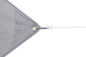 Extra large Gray Blue Sun Shade Sail 16' bonne triangle 16' X 16' X 16' extérieur résistant