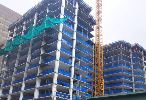 débris de l'échafaudage 100gsm prenant résistant au filet ignifuge bleu