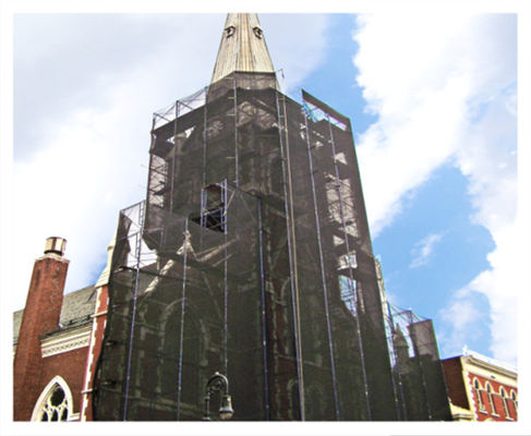 La fabrication ignifuge de débris de noir de flamme l'automne 80gsm de 2m x de 50m a empêché