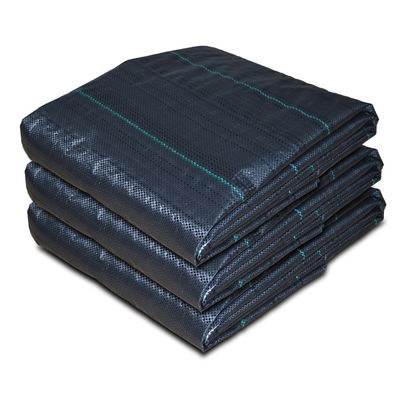 Couverture végétale résistante de nattes de l'mauvaise herbe 90GSM sous le tapis de désherbant d'herbe de plate-forme